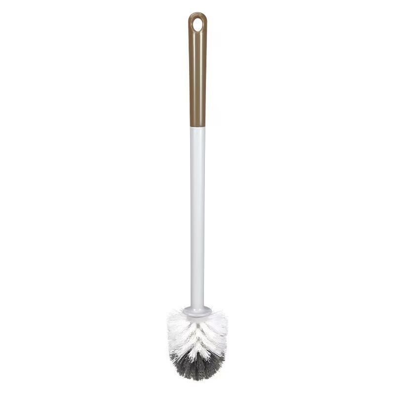 Perie de toaletă cu cap rotund – din plastic, mâner antiderapant, 127 g, 1 buc