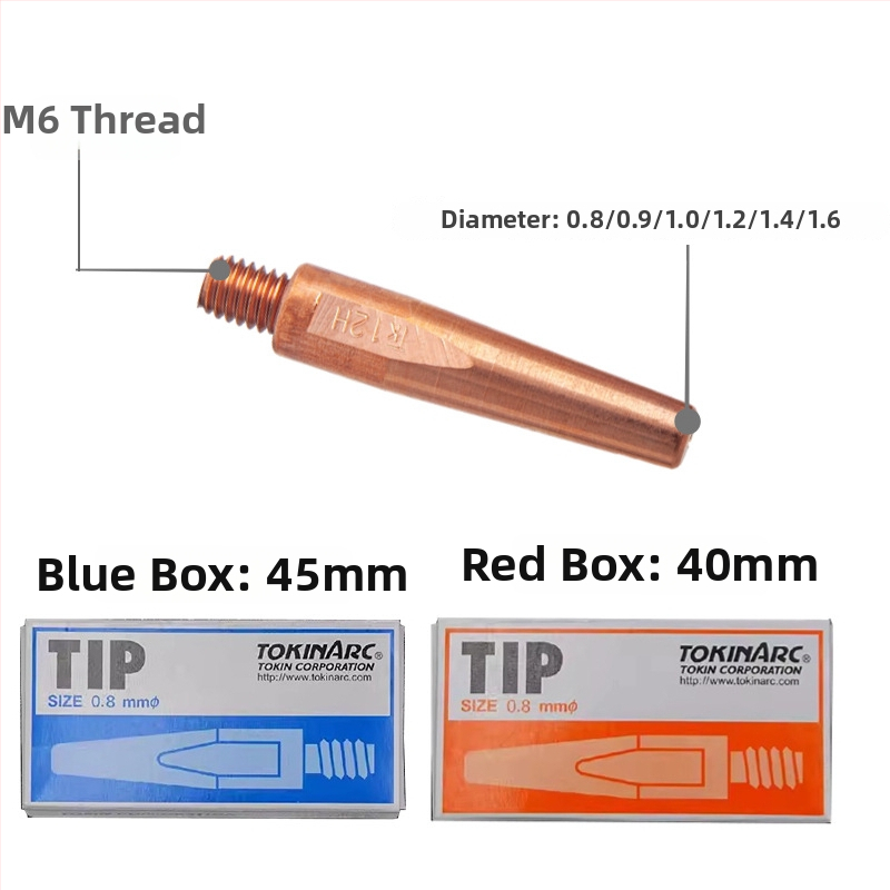 Dongjin TK vodivá dýza pre roboty Yaskawa, model 023010, Cr-Zr-Cu zliatina, zváracia dýza