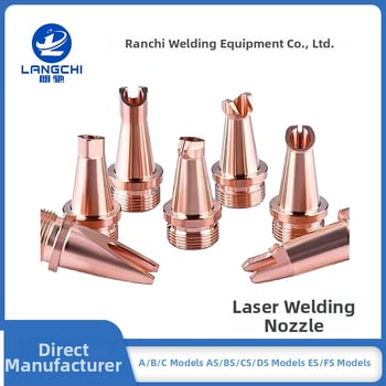 Ακροφύσιο συγκόλλησης λέιζερ από κόκκινο χαλκό — 380 A, πάστα κατάφραξης, σειρά ακροφυσίων συγκόλλησης λέιζερ (μοντέλα a, b, c, as, bs, cs, ds, es, fs)