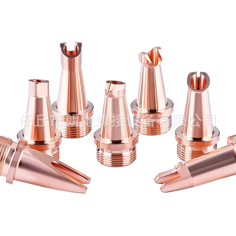 Ακροφύσιο συγκόλλησης λέιζερ από κόκκινο χαλκό — 380 A, πάστα κατάφραξης, σειρά ακροφυσίων συγκόλλησης λέιζερ (μοντέλα a, b, c, as, bs, cs, ds, es, fs)