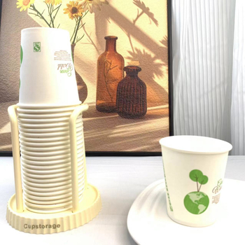 Držač čaša, plastični, moderni minimalistički stil, bez bušenja, težina 50 g, paket 1 kom.
