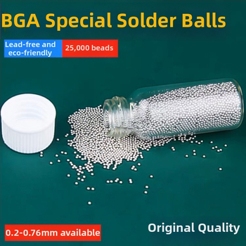 Μπίλες κασσίτερου για BGA, μολυβδινές, 25.000 τεμάχια σε μικρό μπουκαλάκι