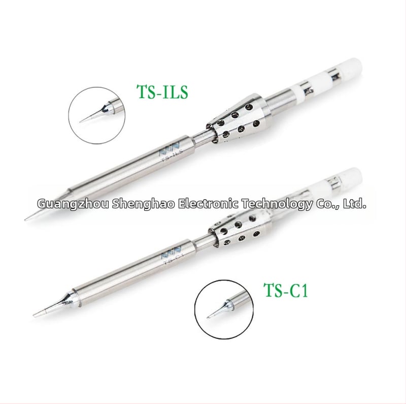 TS100 Αξεσουάρ συγκόλλησης: κεφαλή σε σχήμα υποδοχής αλόγου, ειδική μυτερή άκρη, θερμαντικός πυρήνας TS-ILS, TS-C1 κεφαλή συγκόλλησης