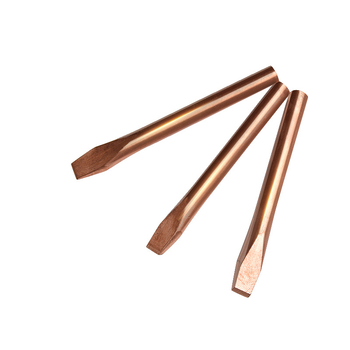 Άκρη κολλήματος από χαλκό με επίπεδη κεφαλή, για μηχανές συγκόλλησης, 350-450°C