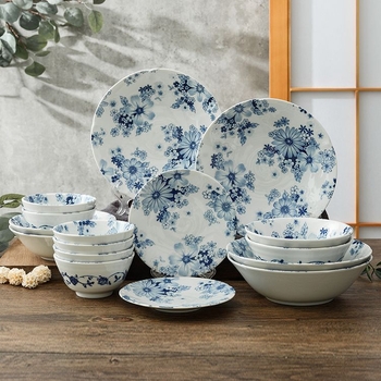 Aláglazúros kerámia tálak, 650 ml, egyszínű, modern minimalista stílus, 10 darabos készlet