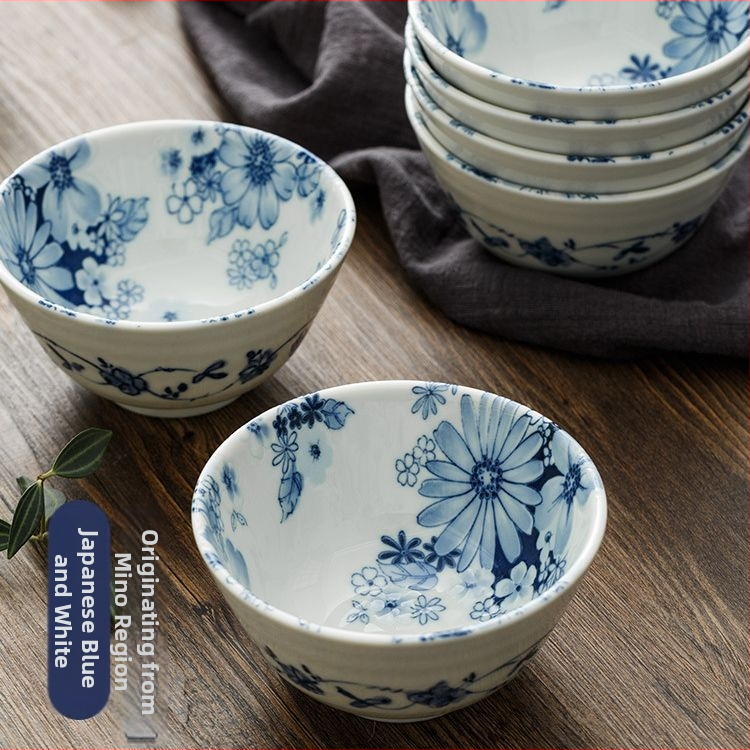 Aláglazúros kerámia tálak, 650 ml, egyszínű, modern minimalista stílus, 10 darabos készlet