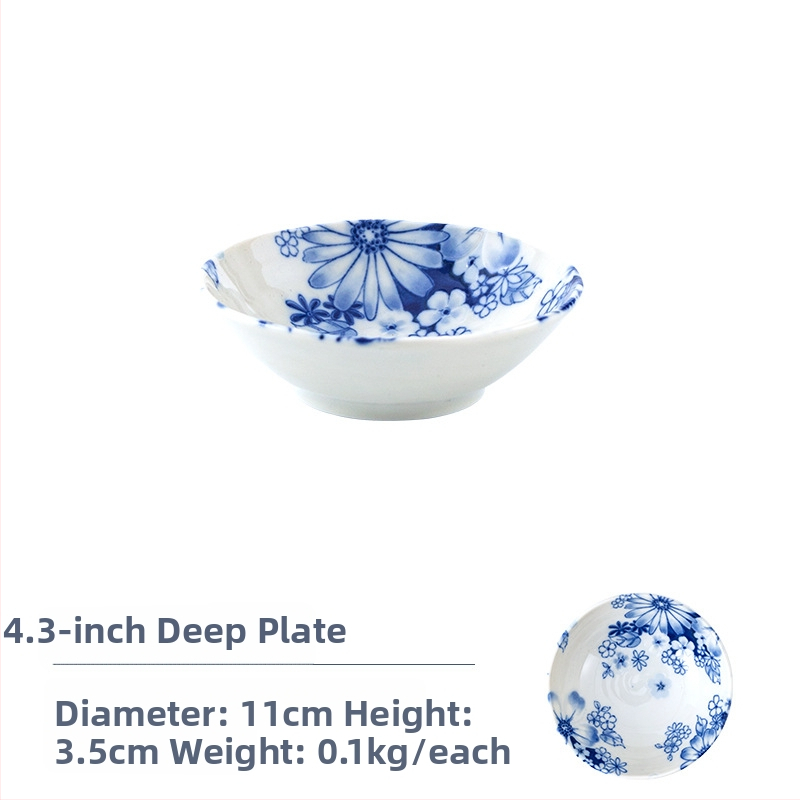 Aláglazúros kerámia tálak, 650 ml, egyszínű, modern minimalista stílus, 10 darabos készlet