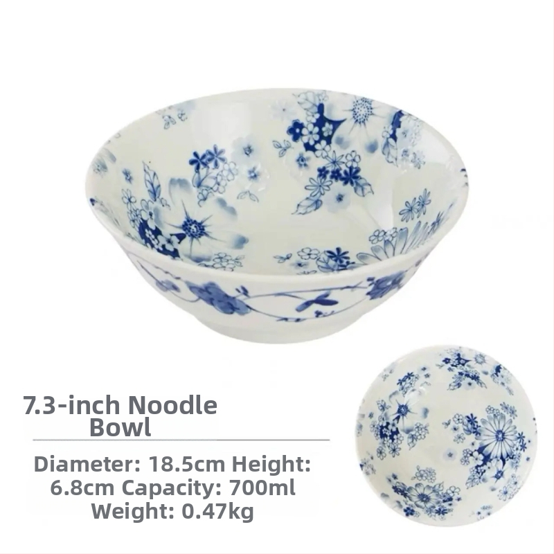 Aláglazúros kerámia tálak, 650 ml, egyszínű, modern minimalista stílus, 10 darabos készlet