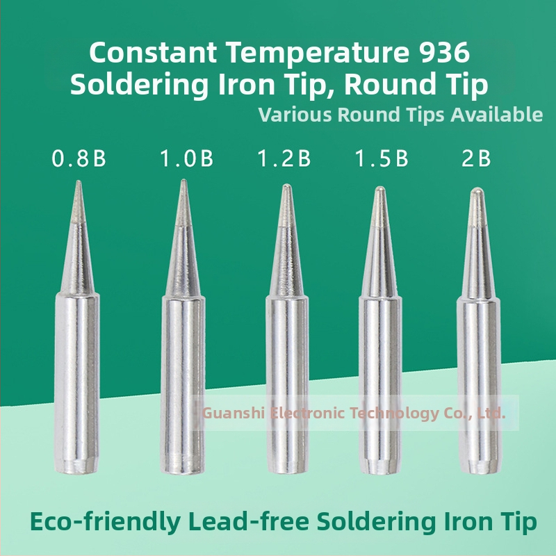 Tip na spájkovací hrot s konštantnou teplotou, kompatibilný so stanicami 936 a 908, okrúhly a konický hrot