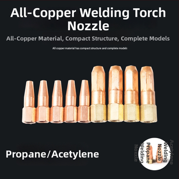 Tryska zváracia s funkciou výstrelu a odsávania, model H01-6, z plného medi, dĺžka 20, zvárací prúd 100 A, priemer drôtu 6