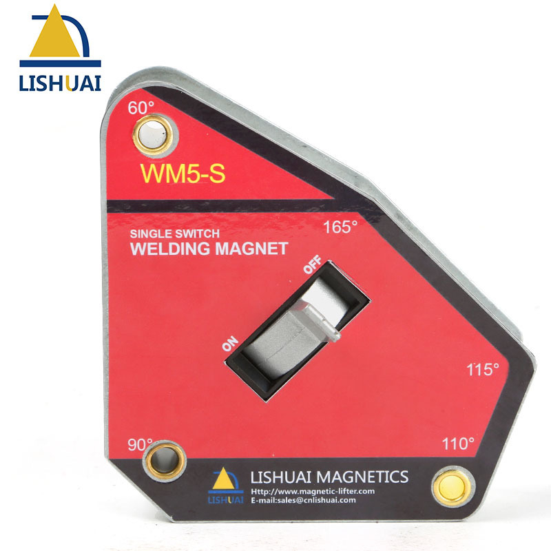 Lishuai WM5 magnetski držač za zavarivanje – NdFeB, višestruki kutovi 60/90/110/115/165°, maksimalna vučna sila oko 35 kg