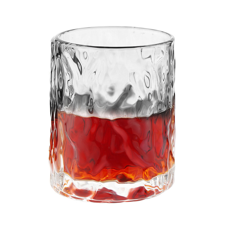 Šalica za čaj od otpornega stakla, nordičkog stila bez ručke, višeslojna konstrukcija, otisak logotipa, mogućnost prilagodbe