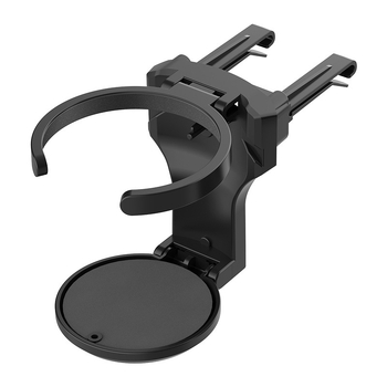 Автомобилен държач за чаша – сгъваем държач за напитки, ABS + пяна подложка, за въздушен изход, многофункционален