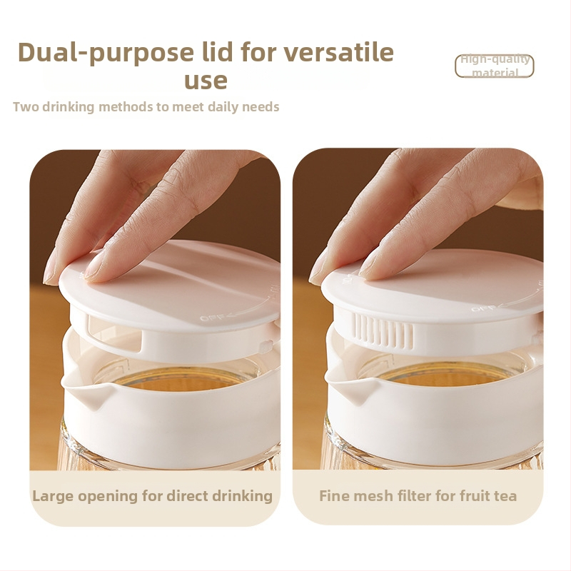 Nordický štýl súpravy sklenených karaf na studenú vodu, 5 kusov s pohármi