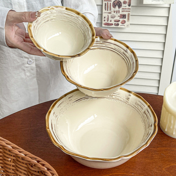 Set zdjelica i tanjura u japanskom stilu, keramika, pečena u rimskoj peći, mikrovalna kompatibilna