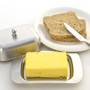 Кутия за масло от неръждаема стомана – минималистичен модерен стил, печат на лого, персонализация, премиум клас