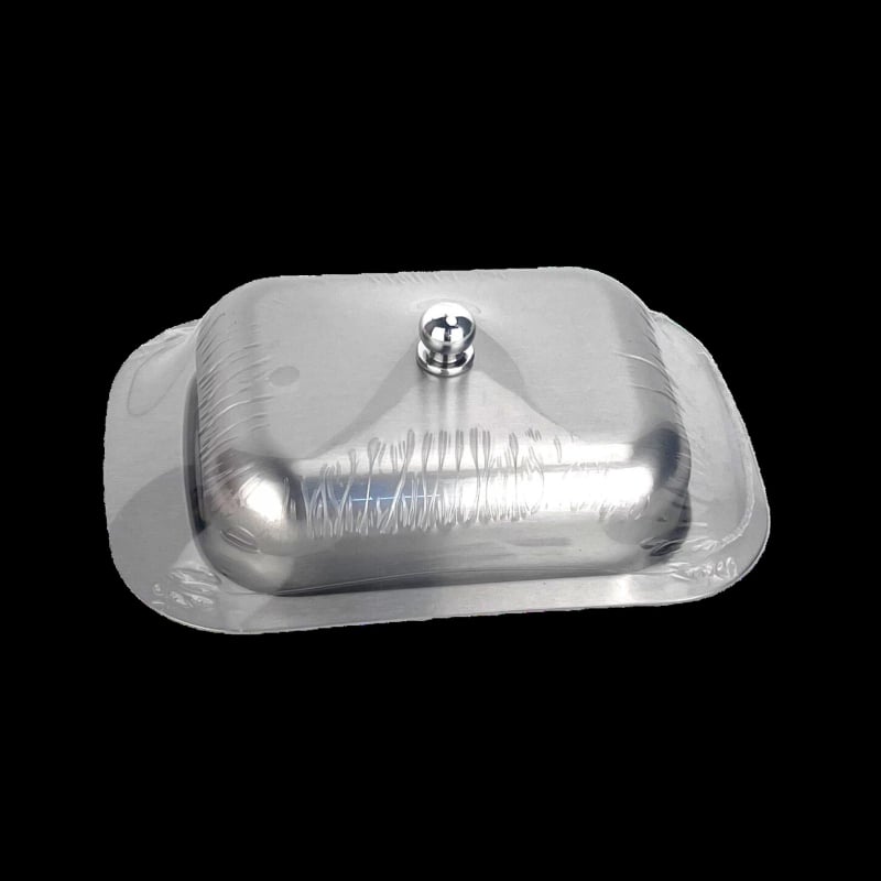 Кутия за масло от неръждаема стомана – минималистичен модерен стил, печат на лого, персонализация, премиум клас