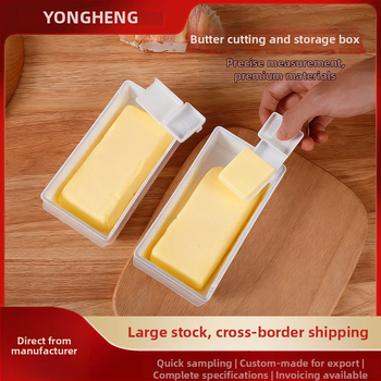 Dóza na maslo s nožom na krájanie a vekom, PP materiál