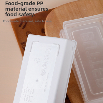 Dóza na maslo s nožom na krájanie a vekom, PP materiál