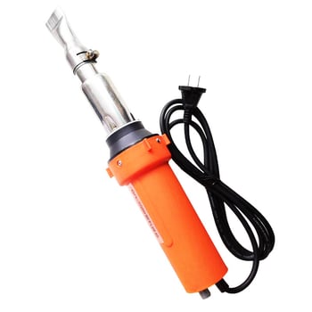 Hőmérséklet-szabályozós meleglevegős hegesztőpisztoly PP/PE/PVC műanyagokhoz, 2000W, 220V, túlmelegedés elleni védelem