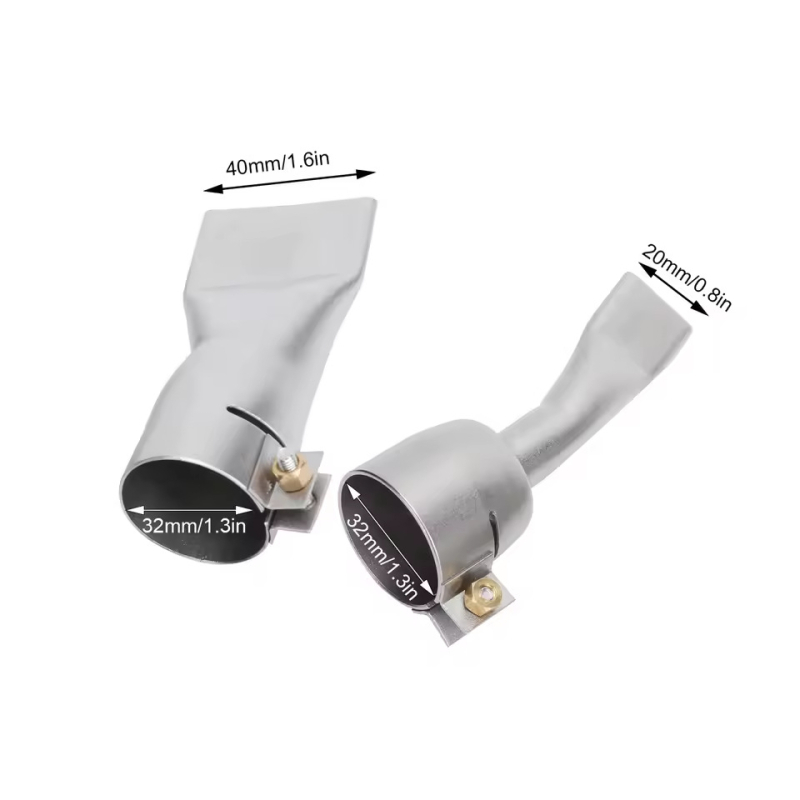 Дюза за заваряване от неръждаема стомана за горещ въздух със силиконов комплект ролки