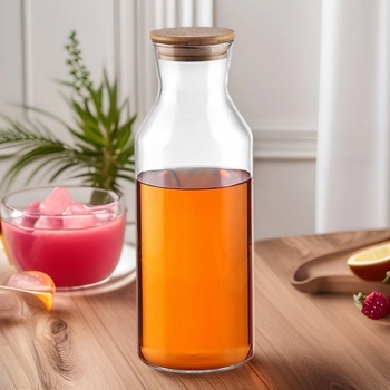 Gmax Σετ Γυάλιων Μπουκαλιών Κρύου Νερού — Γυαλί Ανθεκτικό στις Υψηλές Θερμοκρασίες, Σύγχρονο Μινιμαλιστικό Στυλ, Κατάλληλο για Χυμούς, Γάλα και Ποτά