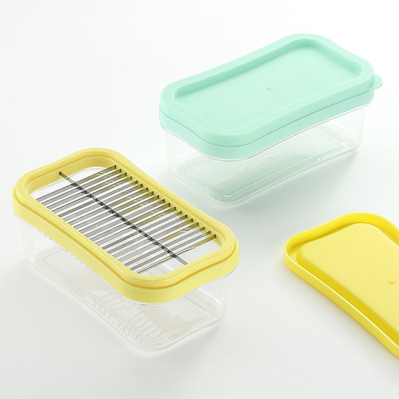 Кутия за масло със капак за съхранение на сирене — херметично запазване на свежест | Материали: PP, ABS, PS и 430 неръждаема стомана | Отпечатано лого, персонализиране