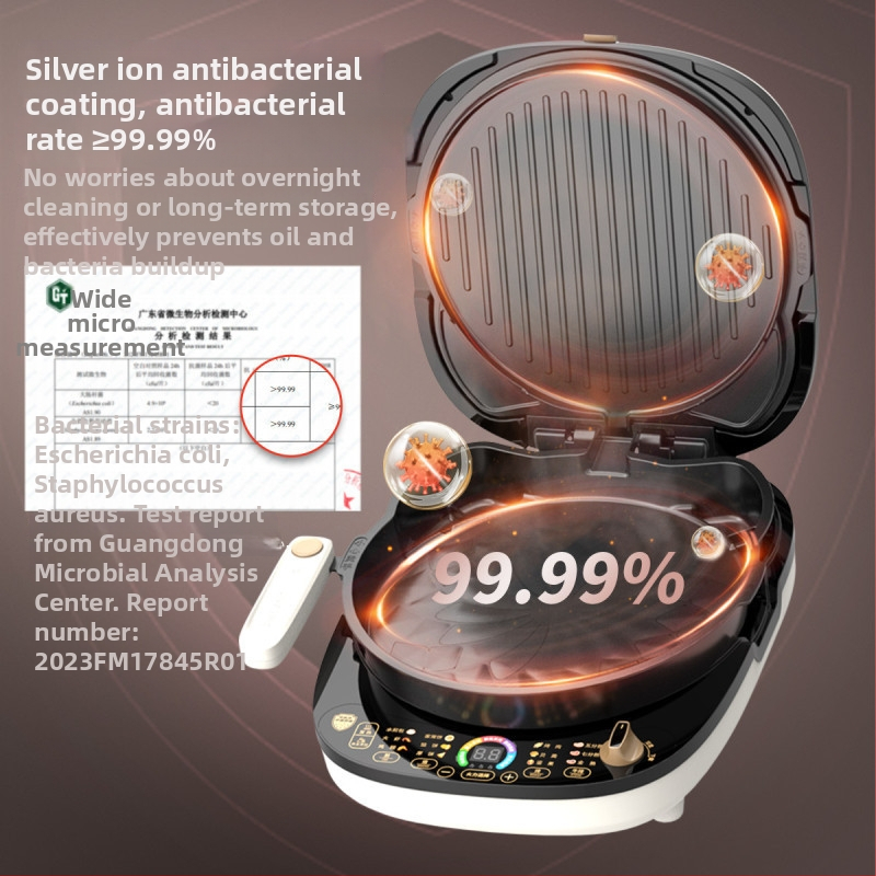 Liren LR-D3027S Nadograđeni električni tiganj za pečenje s dvostranim grijanjem, 1000W+, 220V, uklonjiv i periv, pogodan za palačinke i doručak sendviče