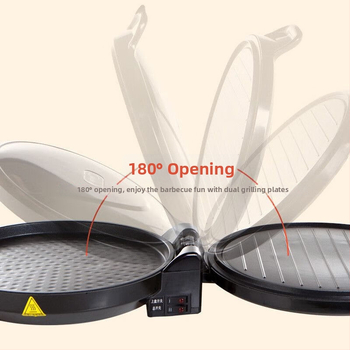 Elektrická palacinková panvica, dvojstranný visací dizajn, model JHN30F, 220V