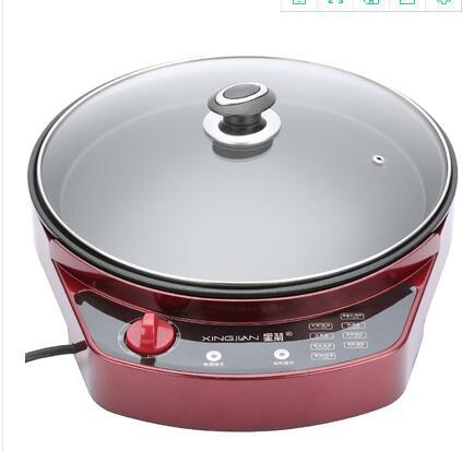 Električna tava za kolače i palačinke, model LKA-120C, jednostrano grijanje, upravljanje vremenom i temperaturom, 220V, 1000W, 3C certifikat