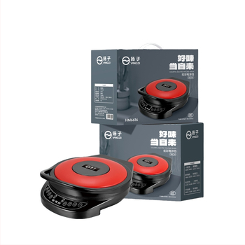 Yangtze Hm6616 Električna tava za palačinke s dvostrukim zagrijavanjem, automatskom kontrolom temperature i automatskim isključivanjem, 1200W, 220V