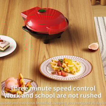 Električna tava za vafle s dvostranim grijanjem, višenamjenska, 350 W, 220–240 V, model Wq-603