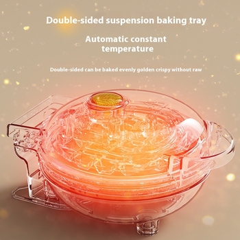 Električna tava za vafle s dvostranim grijanjem, višenamjenska, 350 W, 220–240 V, model Wq-603