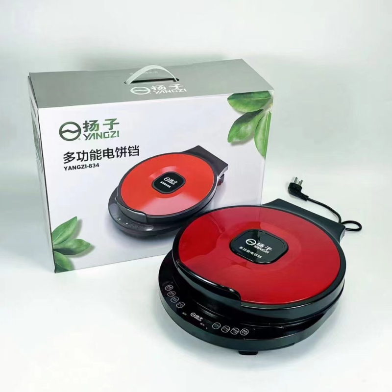 Yangzi električna tava za palačinke 1200, dvostruko grijanje, viseći dizajn, mehaničko upravljanje, 1000W+