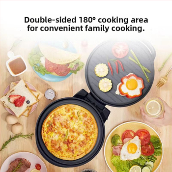 Midea električni palačinka aparat, Prženje/Grill/Pečenje, Dvostrano grijanje, 900-999W, 220V/50Hz, Mehaničko upravljanje