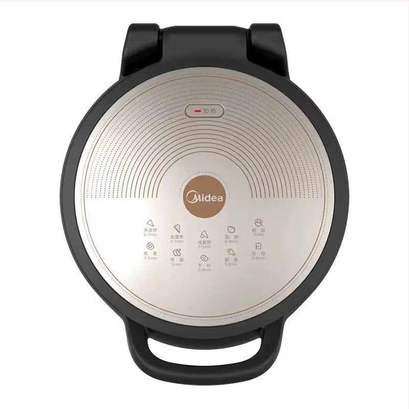 Midea električni palačinka aparat, Prženje/Grill/Pečenje, Dvostrano grijanje, 900-999W, 220V/50Hz, Mehaničko upravljanje