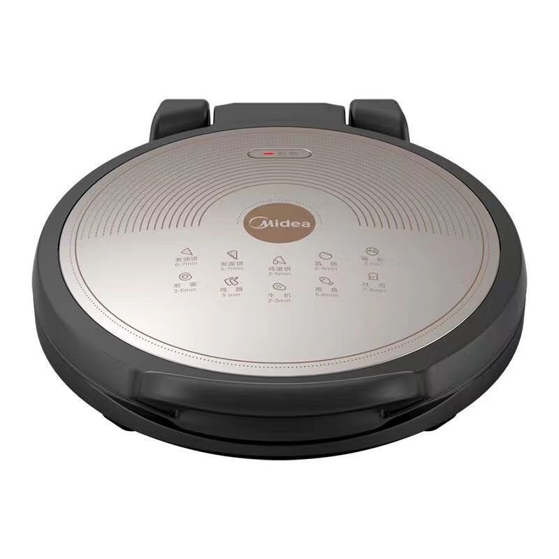 Midea električni palačinka aparat, Prženje/Grill/Pečenje, Dvostrano grijanje, 900-999W, 220V/50Hz, Mehaničko upravljanje