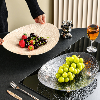 Wenjing műanyag gyümölcstál, modern egyszerű stílus, 2024-es piaci bevezetés