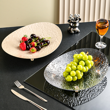 Wenjing műanyag gyümölcstál, modern egyszerű stílus, 2024-es piaci bevezetés