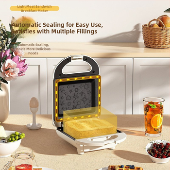 DM-1686 Domáca palacinkovačka, viacfunkčné vykurovacie panvové zariadenie, 600W, mechanické ovládanie, ohrev trubičkovým elementom, pre 1 osobu