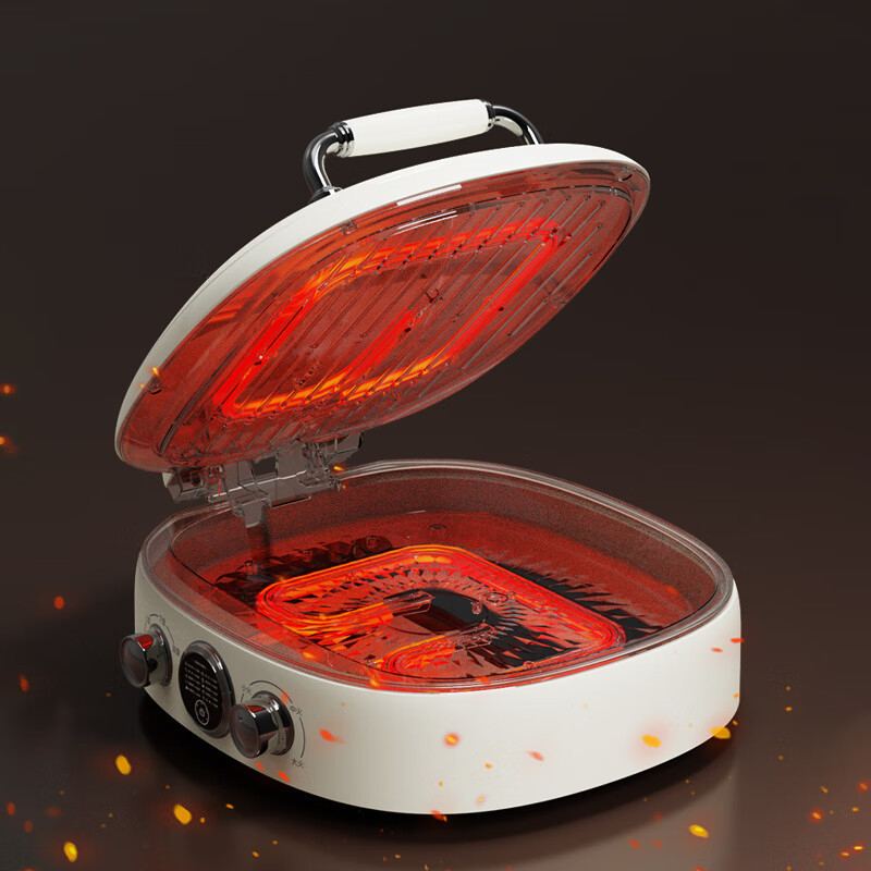 Xianfeng SE23D06 Prăjitor electric pentru clătite cu încălzire dublă, suprafață antiaderentă, 1400W, 220V/50Hz, control mecanic