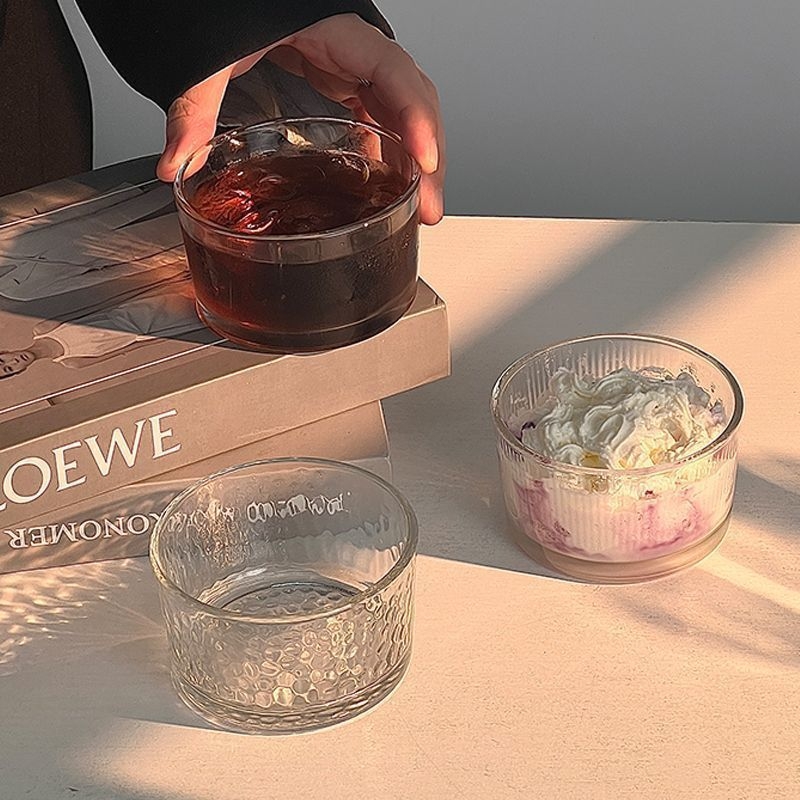 Desertna čašica i zdjela za užinu; sladak dizajn; jednostavna tekstura; materijal: Drugo; stil: moderan minimalistički; tip stila: novi kineski stil