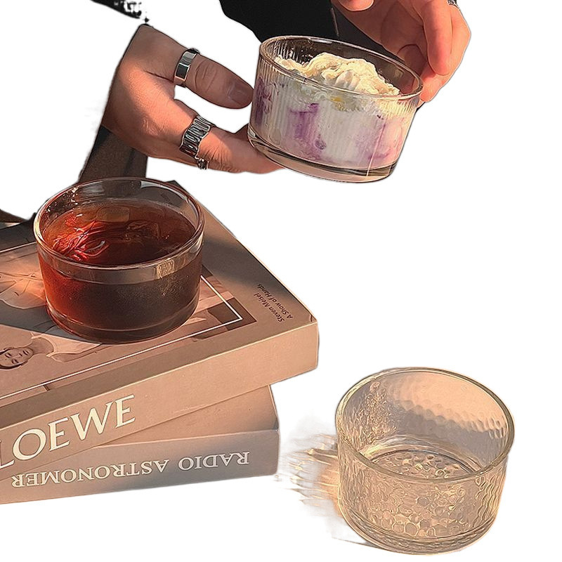 Desertna čašica i zdjela za užinu; sladak dizajn; jednostavna tekstura; materijal: Drugo; stil: moderan minimalistički; tip stila: novi kineski stil