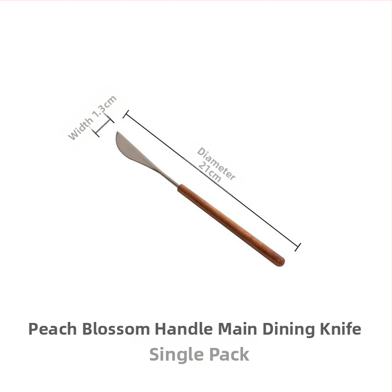 Trojdielny set noža na steak, vidličky a lyžice z nehrdzavejúcej ocele 304, západného štýlu jedálenské súpravy na komerčné použitie