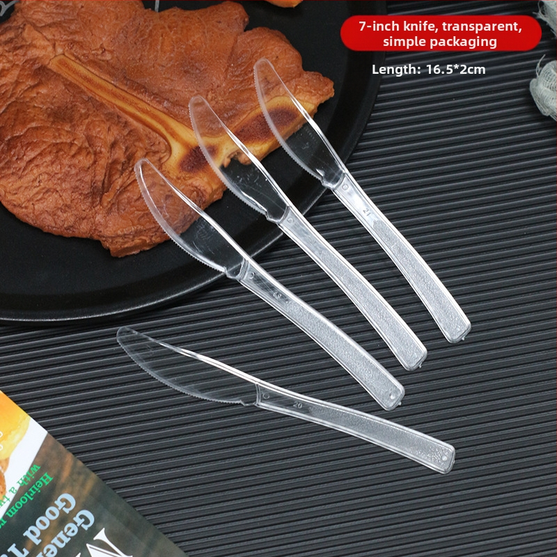 Jednorazová plastová súprava západného riadu (nôž, vidlica, lyžica) - hrúbka 0.1 cm; materiál: plast; prispôsobenie k dispozícii