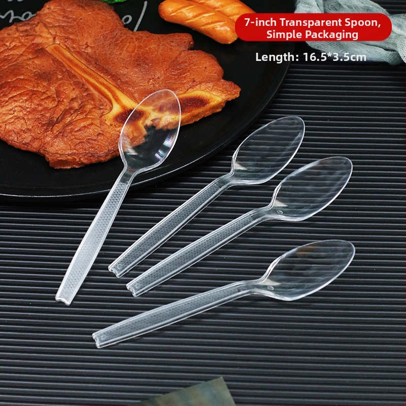 Jednorazová plastová súprava západného riadu (nôž, vidlica, lyžica) - hrúbka 0.1 cm; materiál: plast; prispôsobenie k dispozícii