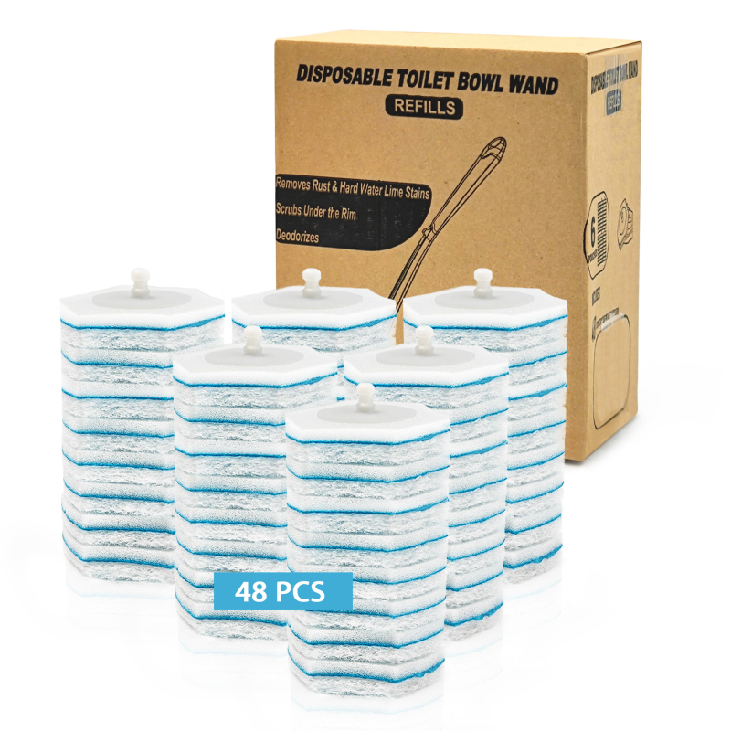 Еднократна тоалетна четка със гъба — комплект ZUBULUN, пластмаса, 0,41 кг, 18 броя в опаковка