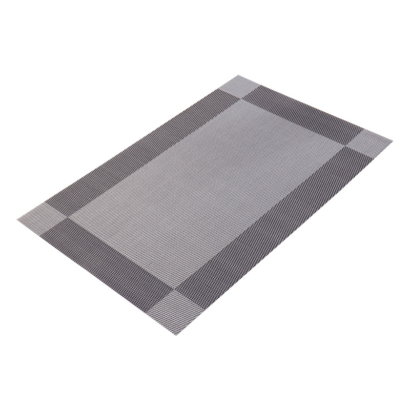 Set podložnika za stolom i podmetača za čaše, PVC i PET, četvrtastog oblika, moderni minimalistički stil