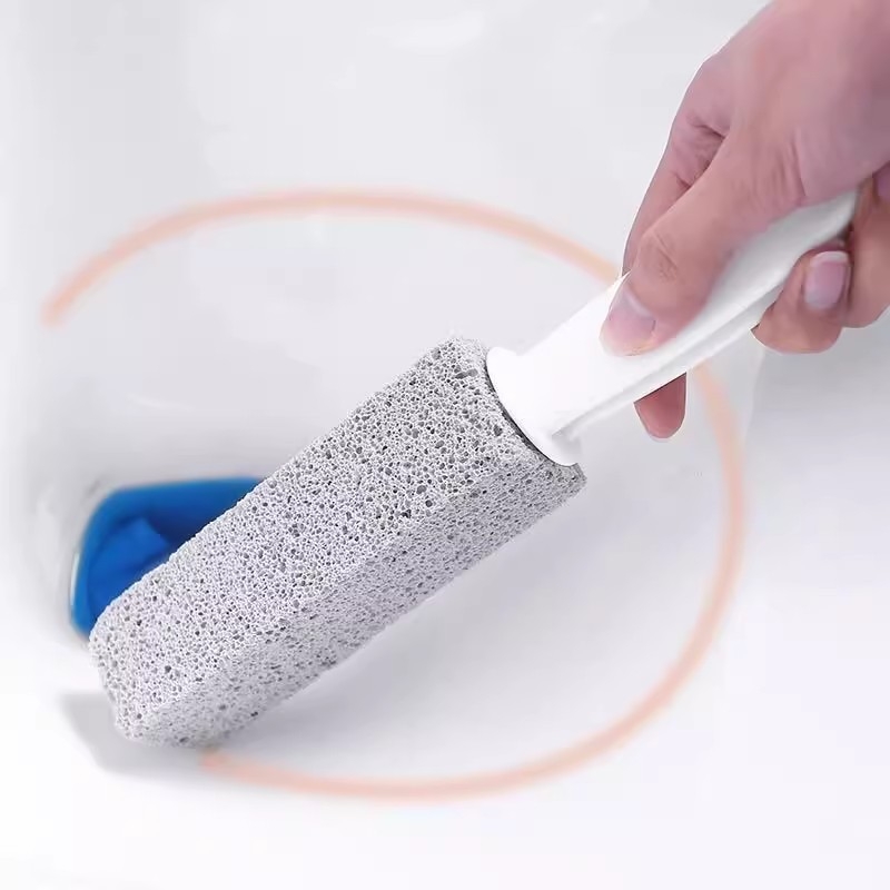 Četka za WC za kućnu upotrebu, pumični kamen za čišćenje lončića, četka za čišćenje bez mrtvih kutova