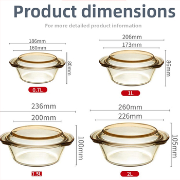 Polievková miska s viečkom z vysokoborosilikátového skla • Spini • mikrovlnná rúra vhodná • prispôsobiteľné